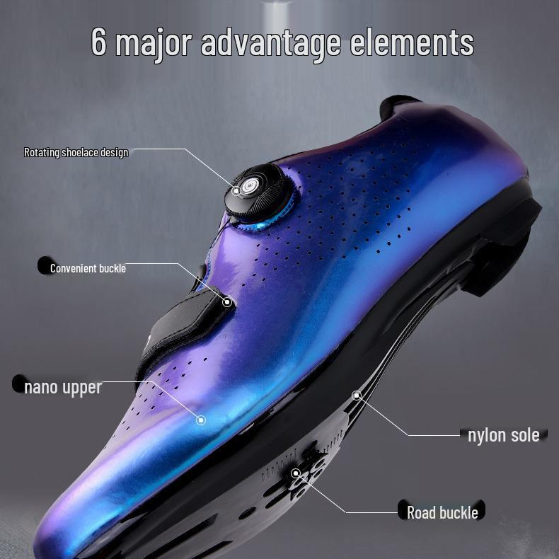 Весенне-летние мужские и женские контактные велотуфли для горного и шоссейного велоспорта с жесткой широкой подошвой.
