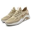 New Spring and Summer Men's Shoes Fashion Flying Knit Men's Casual Shoes Foreign Trade Lace Breathable Thick Sole Running Sports Shoes Men