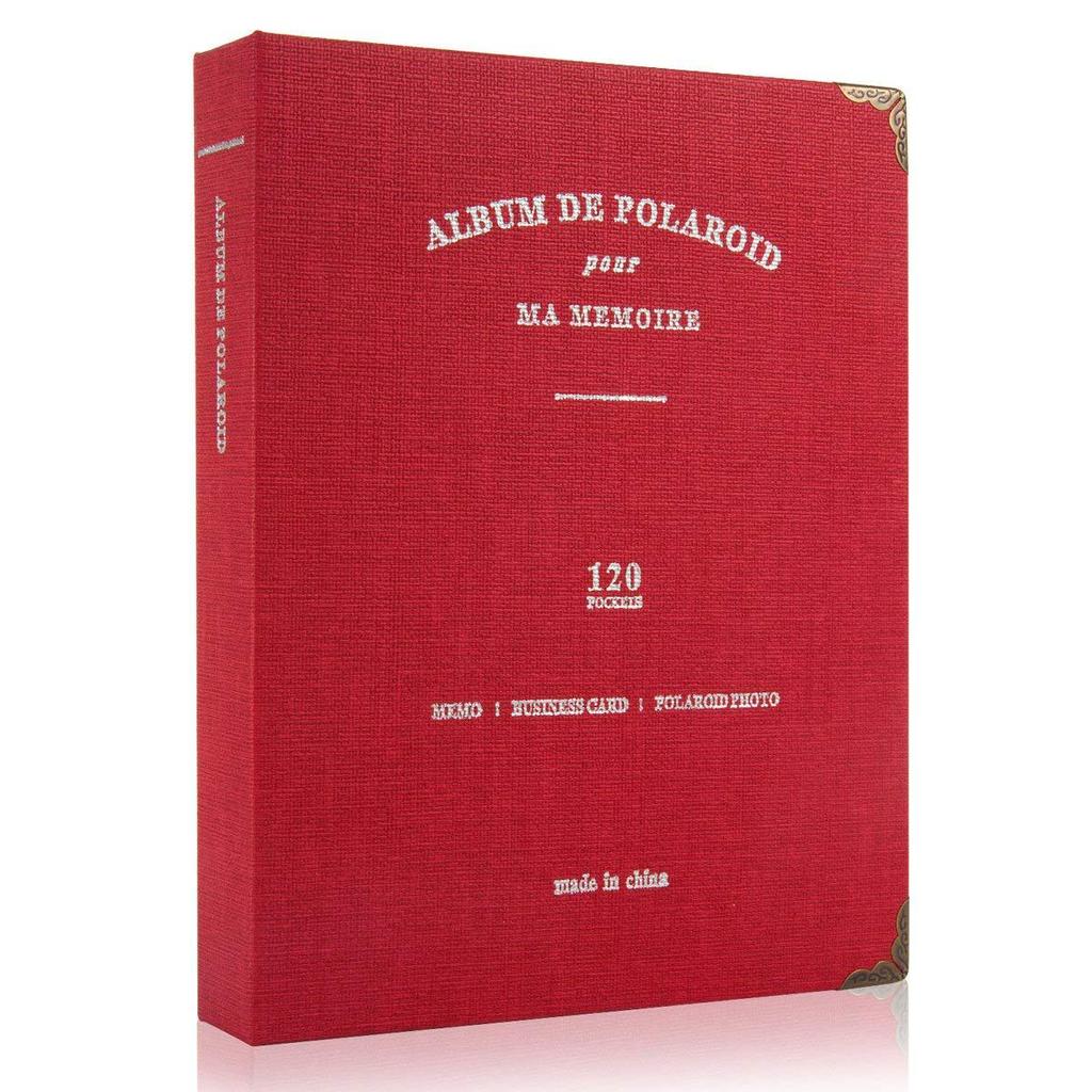 Мини-пленка с 120 карманами, фотоальбом для Polaroid, Fujifilm Instax Mini 9, 8, фотопленка, бумажная книга