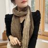 Small Floral Thin Mori Age-reducing Wrinkled Sunscreen Silk Scarf Women's Summer New Versatile Shawl Fashion Trends