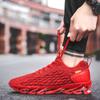 2025 Summer New Men's Trendy Shoes, Fish Scale Blade Fashion Running Shoes, Flying Woven Breathable Large Size Sports Men's Shoes