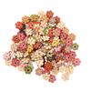 Flower Buttons Retro Rich   Vivid Colors   Wood Wide Application Craft Buttons for Clothing Bag