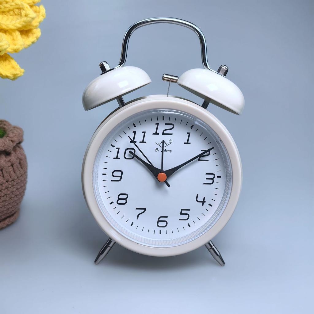 4-дюймовый будильник металлический звонок детские часы корейская версия часы с ночником бесшумные настольные часы GH820 звонок