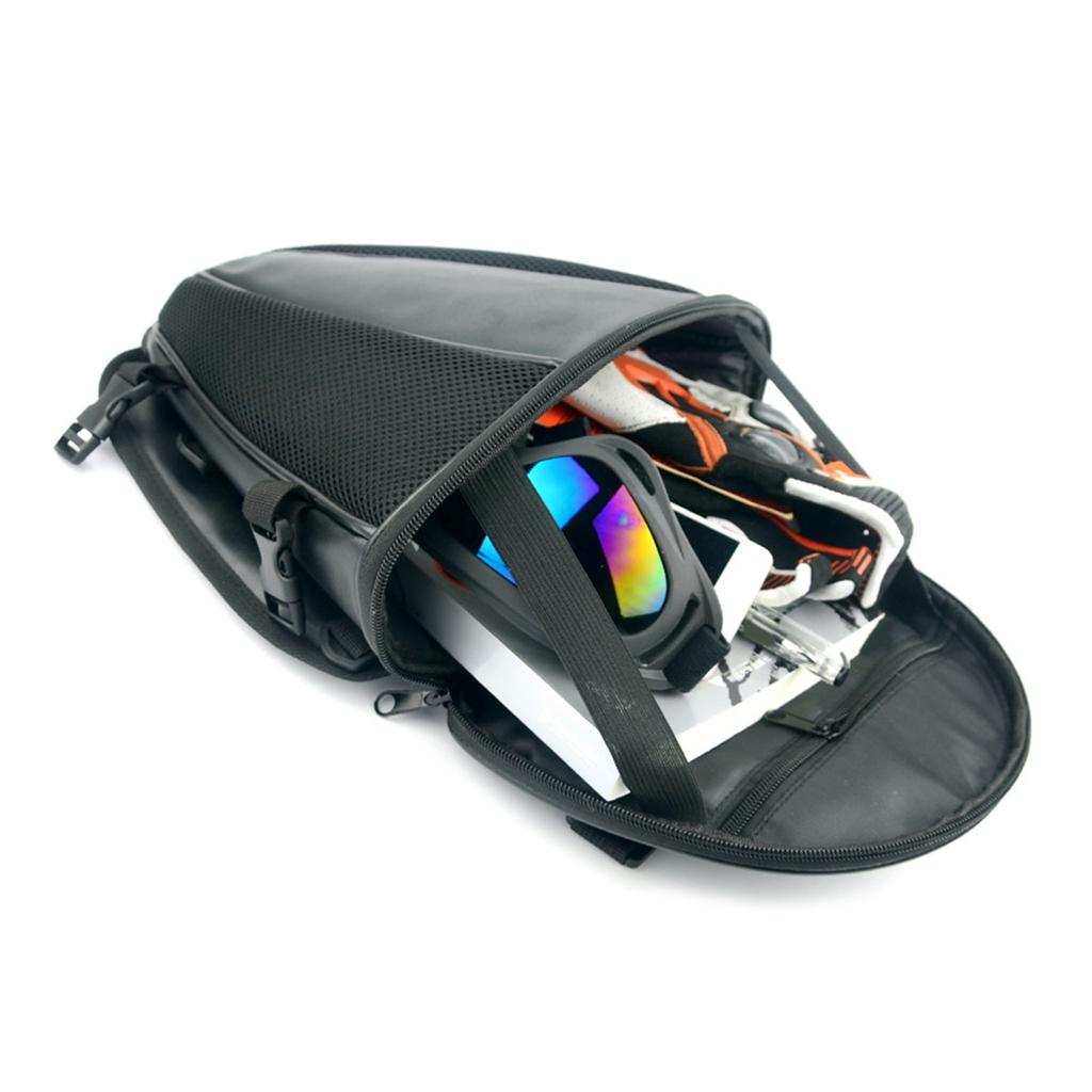 Сумка на заднее сиденье мотоцикла с регулируемым ремнем, подходит для хранения шлемов, держатель, рюкзак, расширяемый, незаменимый в путешествиях