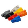 RJ45 CAT6 CAT5e Адаптер Колпачок Ethernet Сетевой Кабель Разъемы Штекеры RJ45 Колпачки Cat 5 Защитный Чехол Разноцветный 50 100 шт./лот