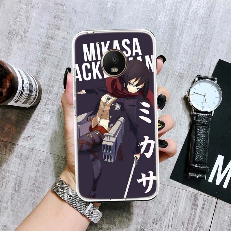 Anime Protagonist Cute Girl Phone Case For Motorola Moto G9 G8 G7 G6 G5 E6 E5 E4 Plus Play Power One Action Macro Coque Cover Ca