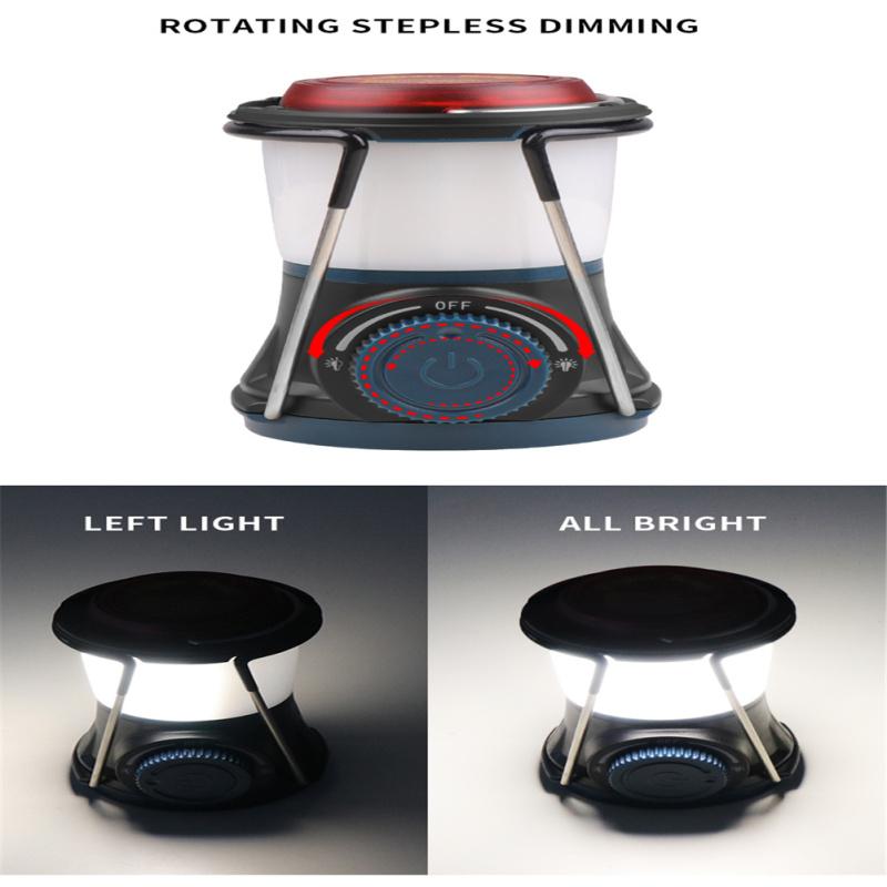 Кемпинговый светильник, светодиодный поворотный переключатель, магнитный крючок, портативная лампа для лошадей, для наружного кемпинга, аварийное освещение