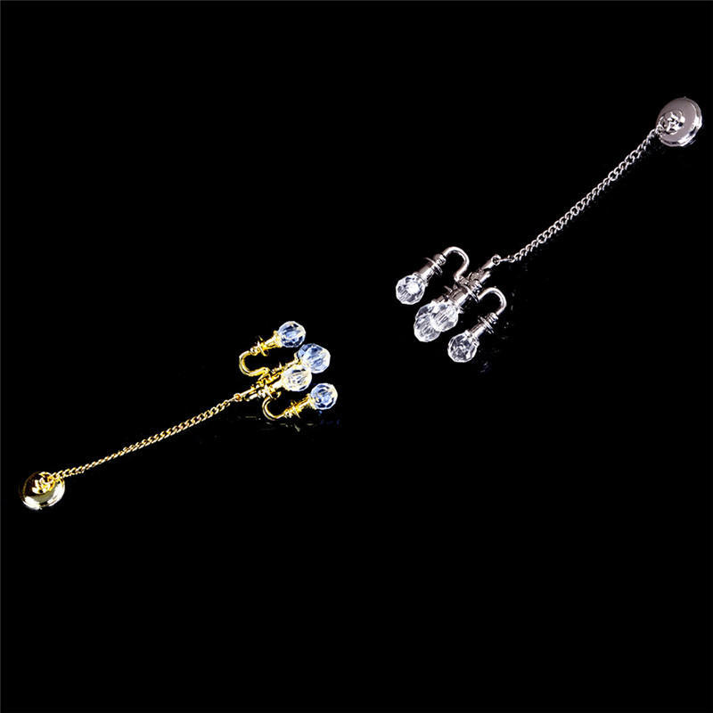 Miniature Chandelier Lighting Model Home Decor 1:12 Dollhouse Mini Furniture