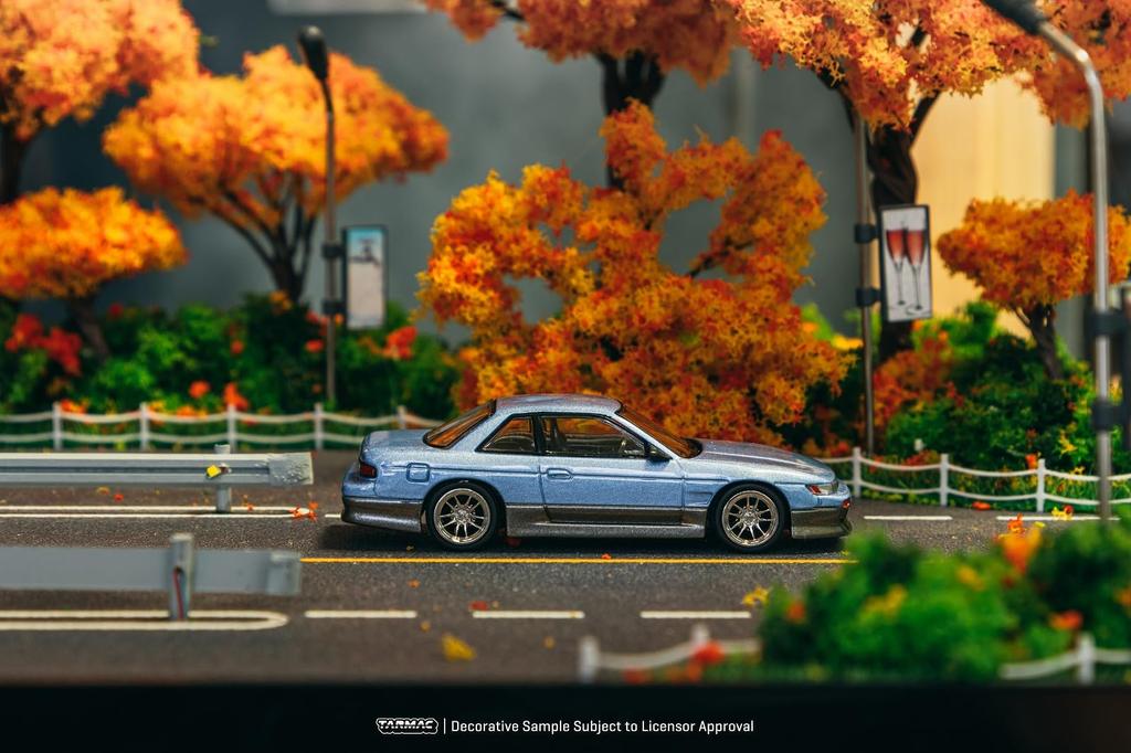 Speedmaster Japan TARMACWORKS Scale VERTEX Nissan Silvia Finished Model 1/64 (S13) Blue/Grey T64G-025-PU
