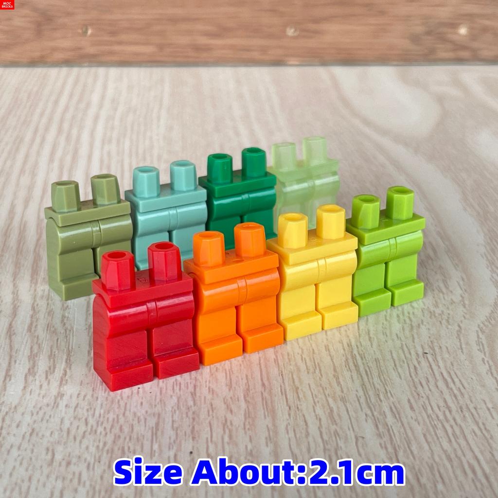 8 шт. Кубики MOC 17 мм Брюки Подвижные Короткие Ноги 970 см00 Часть Тела Одежда Модель Фигурка Сборка Строительные Блоки Игрушки Подарки