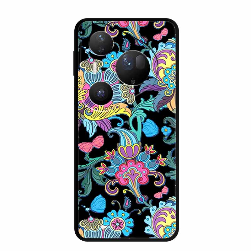 Для Huawei Pura 80 Ultra 5G Чехол Coque Мультяшный Кот Расписной Черный Силиконовый Мягкая Задняя Крышка Для Huawei Pura 80 Ultra Чехлы Оболочки