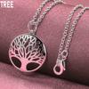 Ожерелье с подвеской «Дерево жизни» из стерлингового серебра 925 пробы, модные свадебные украшения