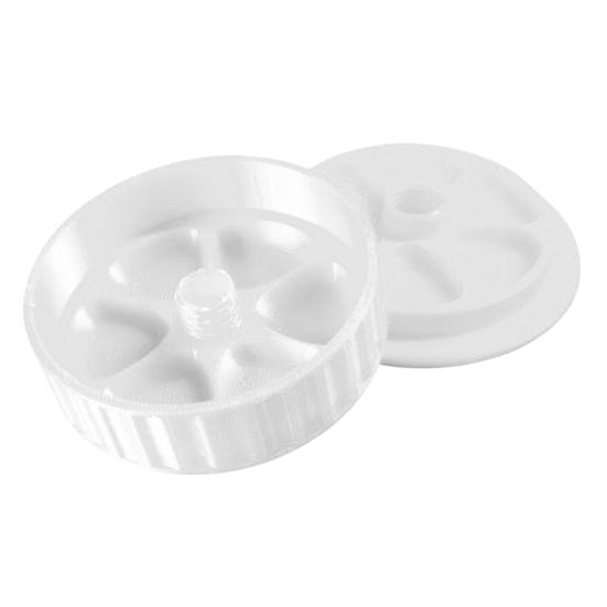 Mason Jar Palette Plum Blossom Shape Watercolor Paint Tray Portable DIY Doodle Mixing Dish for Kids Artists Beginner Painting Kit