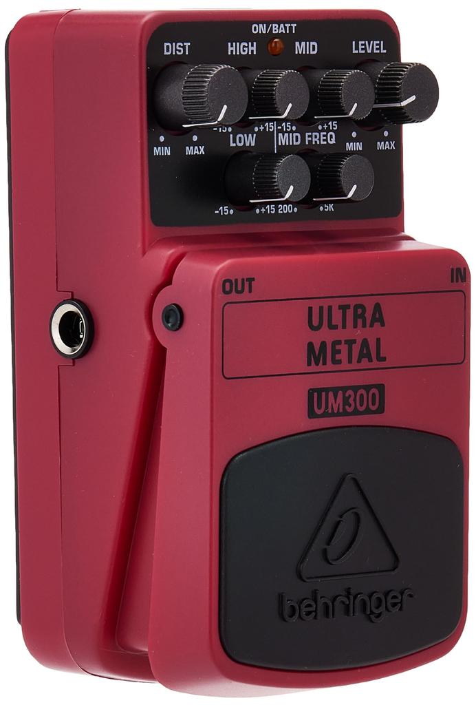 Behringer Педаль эффектов для гитары Behringer Heavy Metal Distortion UM300 ULTRA METAL