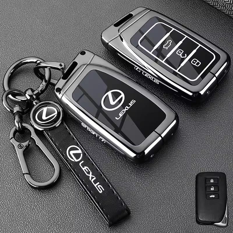 2026 Hot Interior Stickers Zinc Alloy Car Key Case Cover Protect Shell For Lexus NX 200 NX300H RX 350 450H ES 350 ES 300h Auto R