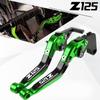 Мотоцикл для kawasaki Z125 PRO 2015 2016 2017 2018 NINJA 125, рычаги тормозной муфты, выдвижная регулируемая ручка