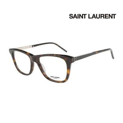 Yves Saint Laurent Eyeglass Frames SL M83 002 Square Horn-rimmed Glasses for Women and Men