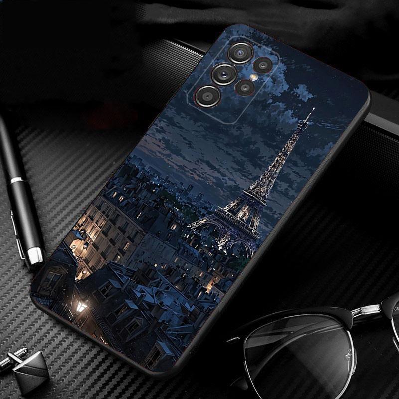 Eiffel Tower Phone Case For Samsung Galaxy S25 S24 S23 S22 S21 Ultra S24 S23 S22 S21 S25 Plus S24 S25 FE