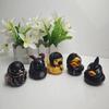 Duck Ornament Death Rock Duck Statue Mysterious Goth Duck Statue Cute Duck Figurines  Home Decor