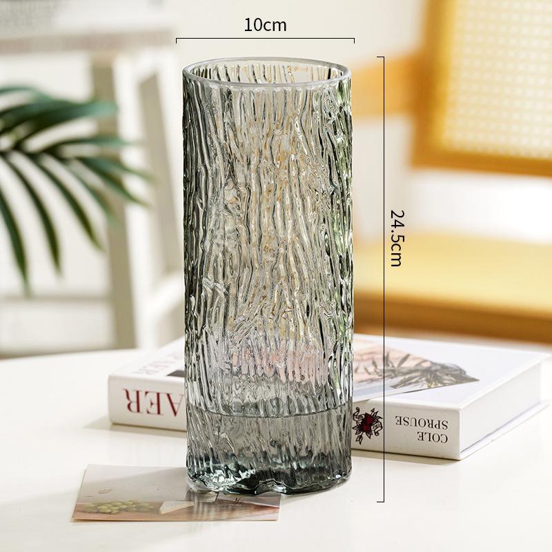 Минималистичная прозрачная стеклянная ваза для гидропонных цветов - Элегантный декор для дома и спальни