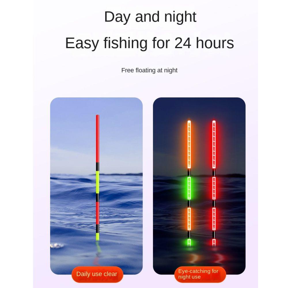 Слип Дрифт Туба Светящийся Поплавок Индикатор Бобберы 2024 Электронный Рыболовный поплавок Длинный Хвост