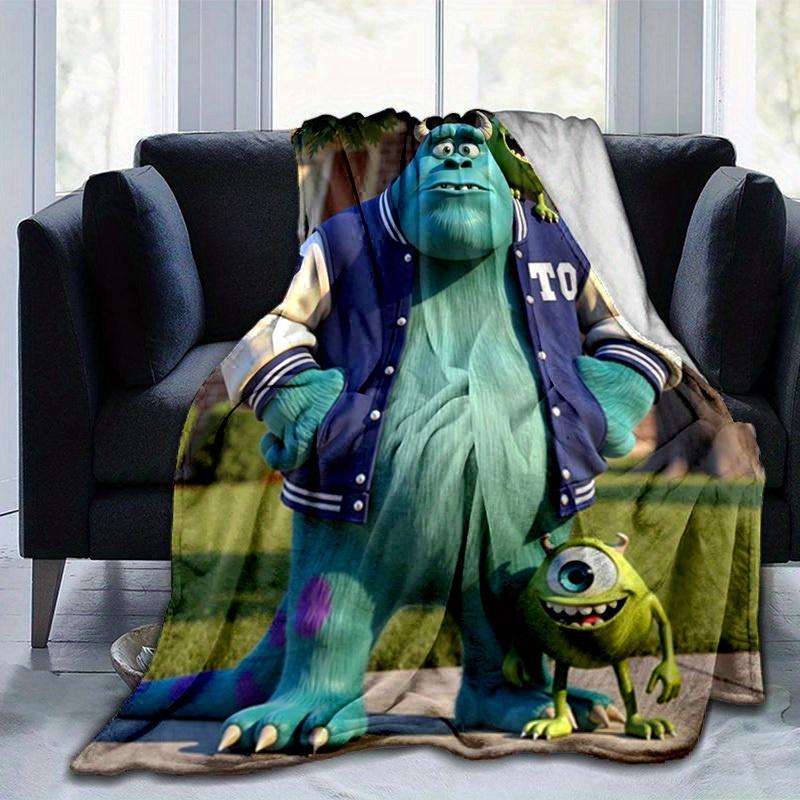 1pc, Soft and Cozy Monster University Inspired Blanket - Perfect for All Seasons, Home Decor, Soft Flannel Throw Blanket, Living Room, Trave