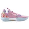 Li Ning All City 12 Нескользящие, Износостойкие, Поддерживающие, Легкие, С амортизацией Баскетбольные кроссовки Мужские Розовые ABAU015-3
