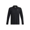 Мужская рубашка поло с длинным рукавом Solid Fit, цвет черный 1379728-001
