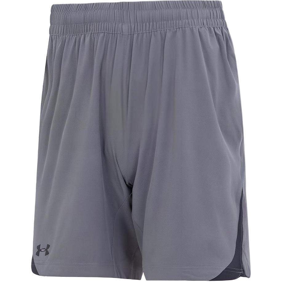 Under Armour Шорты Elevated Woven 2.0 с принтом логотипа бренда, свободный крой для фитнеса и повседневной носки, мужские низы серые 1362289-013