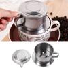 Портативный кофейный фильтр для капельного заваривания кофе из нержавеющей стали, чашка для заваривания кофе, вьетнамская кофеварка для кемпинга