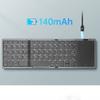 Tri-fold Wireless Bluetooth Keyboard with Touch Pad for Multiple Systems for Mobile Phones and Tablets