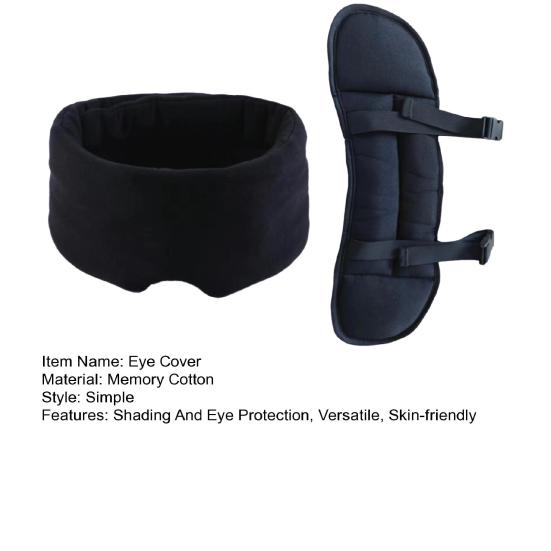 Memory Foam Eye Cover Neck Pillow Breathable Sleep Cover Flights Travel Pillows Washable Airplane Travel Kit