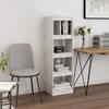VidaXL Bookshelf-Room Divider White 40x30x135.5cm Solid Pine