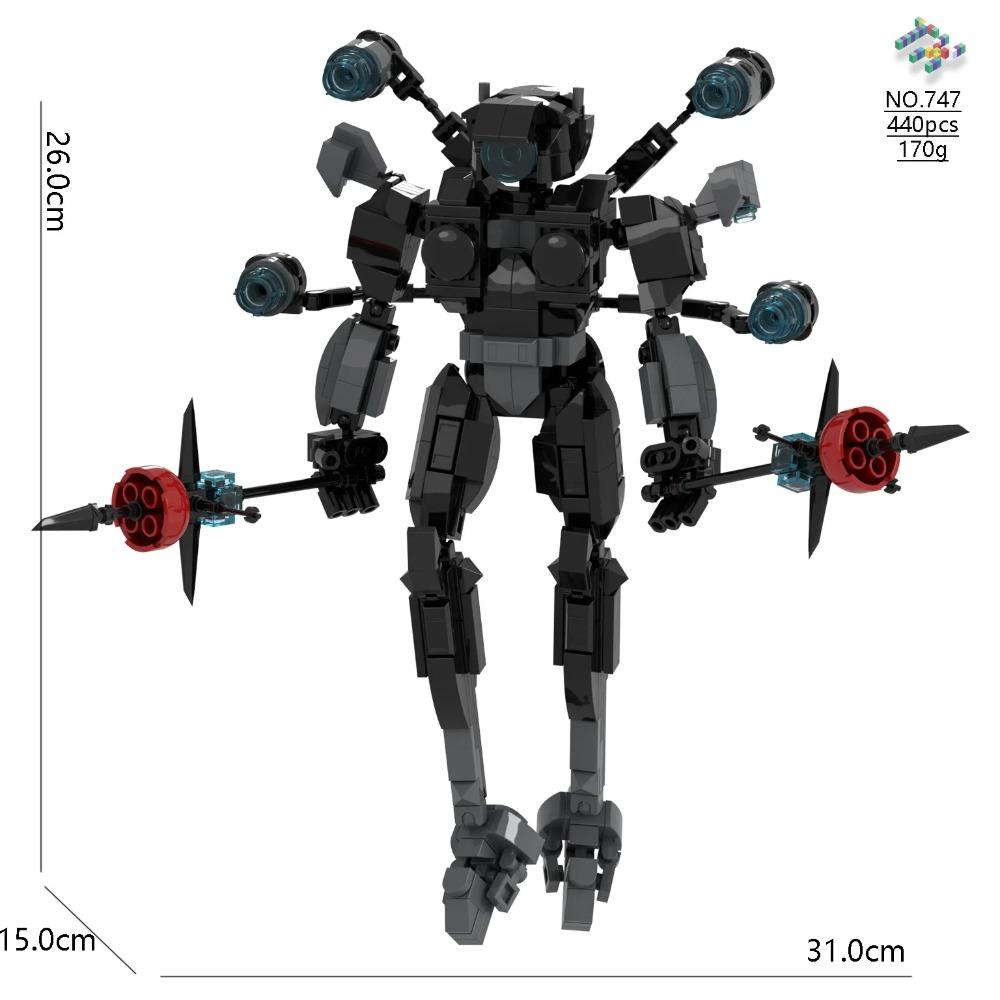Skibidi Туалет Титан ТВ Человек Спикер Игра Ужасов Боссы Камара Строительный Блок Мультяшная Кукла Модель Дети День Рождения Хэллоуин Подарок