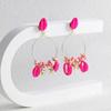 Trendy And Sophisticated Womens Summer Shell Earrings Geometric Design In Multiple Hues