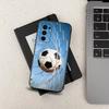 Спортивный чехол для телефона с футбольным мячом для Samsung Galaxy A73,31,32,72,41,53,52,71,22,5G,Note,J7,8,9 Мягкая черная силиконовая накладка