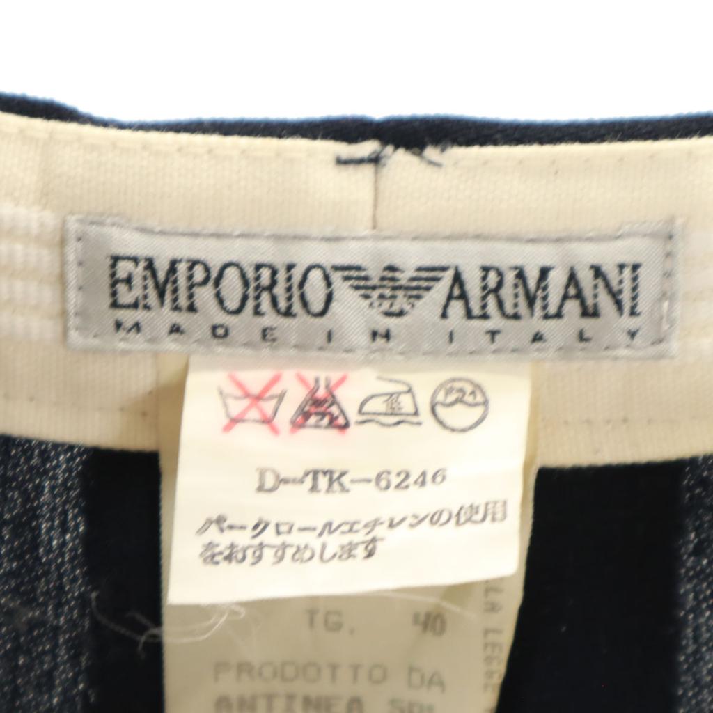 Emporio Armani 90s Made in Italy Old high waist Tapered pants 40 tack Women Used