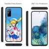Чехол для iPhone 16 15 Xiaomi Redmi Note 14 13 12 11 Pro Max X 8 9 16e Samsung Galaxy S25 S24 S23 Moto A4 OPPO Huawei Sailor Anime Moon Cat Phone Case