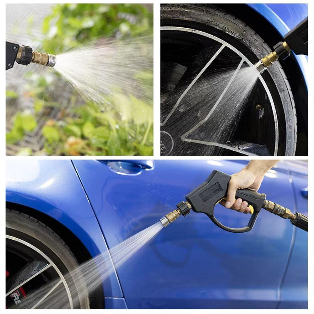 Power Washer Stainless Steel Water nozzle Quick Plug Metal Washing Nozzle Small Flower 0.3/0.4/0.5mm Shower Head Car Cleaning