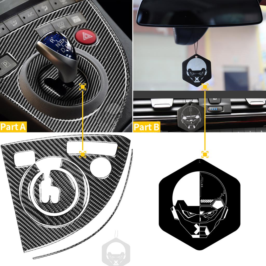 Для Toyota Prius 3th 2010 2011 2012 2013 2014 2015 аксессуары из углеродного волокна коробка переключения передач панель наклейка отделка салона