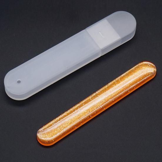 Красочные блестящие нано-стеклянные пилочки для ногтей, простое управление, профессиональный маникюрный лак, буферный уход за ногтями