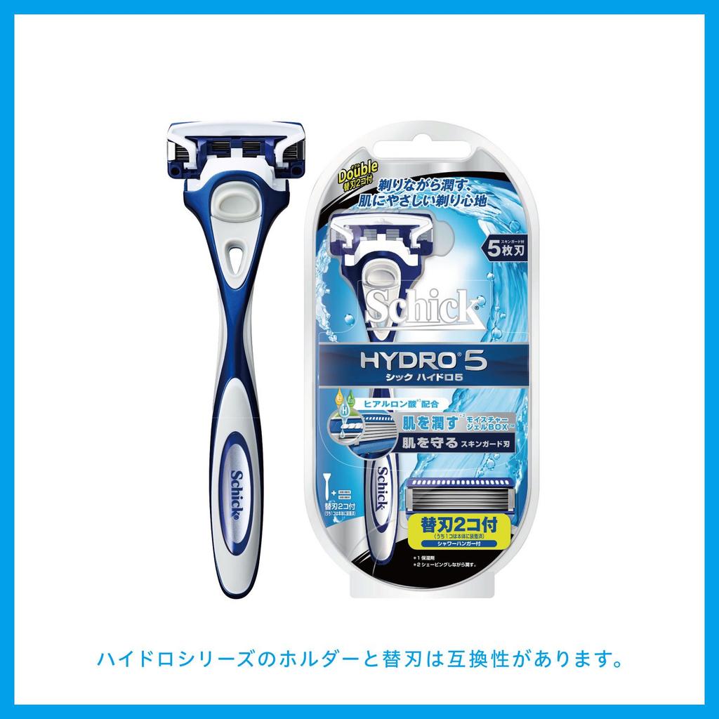 Бритва Schick 5 Blade Hydro 5 со сменными лезвиями, 4 шт., мужская