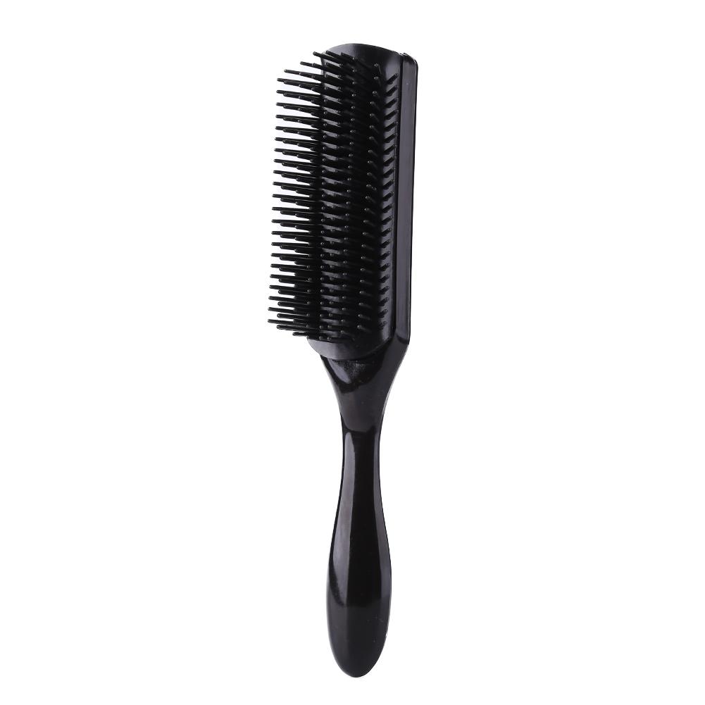9 Rows Styling Hair Brush Straight Curly Hair Detangling Comb Women Men Scalp Massage Combs Home Barber Salon Detachable Hairbrush