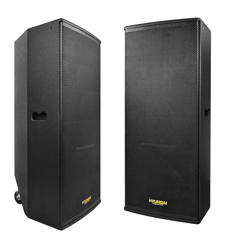 Hyundai HY125 Professional Dual 15-inch Full-Range Speaker CN plug (adapter included) (CN version)