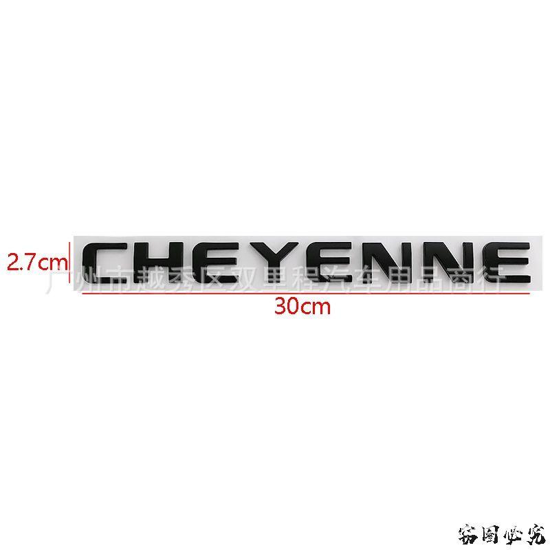 Applicable to Chevrolet SILVERADO pickup truck decals After modifying the CHEYENNE car sticker apply the rear decal with ABS material.