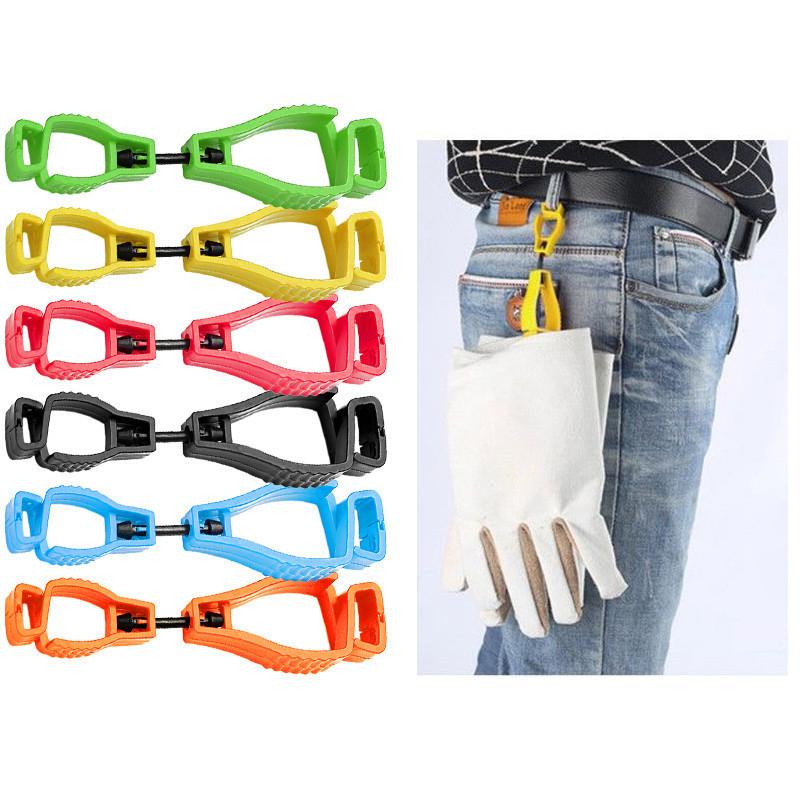 1PC Gloves Clip Hanger Safety Glove Holder Plastic Working Gloves Clamp Safety Work Gloves Guard Multifunctional Camping Tools