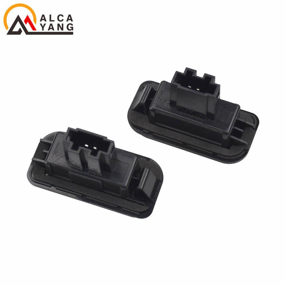 2x For Mercedes Benz C CLK Class W203 C209 W209 Canbus LED License Plate Lights Car Luz Number Plate Lamps Replacement NO Error