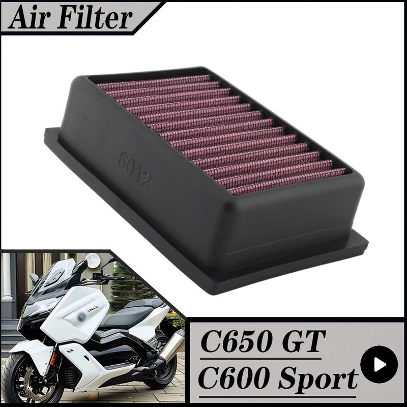 FOR BMW C650GT 2012-2020 C600 Sport 2012-2018 Motorcycle High Flow Air Filter Intake Cleaner C650 GT C600Sport