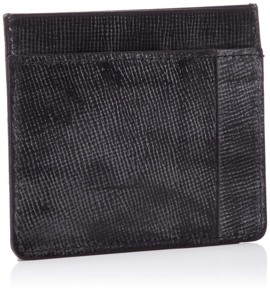 Тонкий картхол Glenroyal с отделением для записей, тонкий, для безналичной оплаты, изготовлен в Англии из кожи для уздечки (воловья кожа), Код продукта: 03-5935, Новый Черный, F