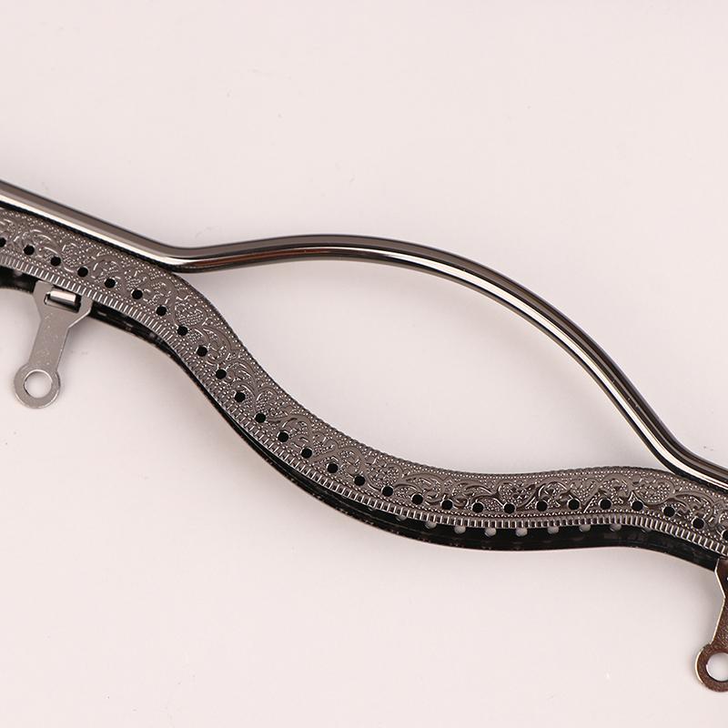 1 шт. Модные женские сумки Ручка Металлическая DIY Кошелек-монетница Ручка для сумки Застежка-замок для сумочки Дугообразная рама Аксессуары для сумок